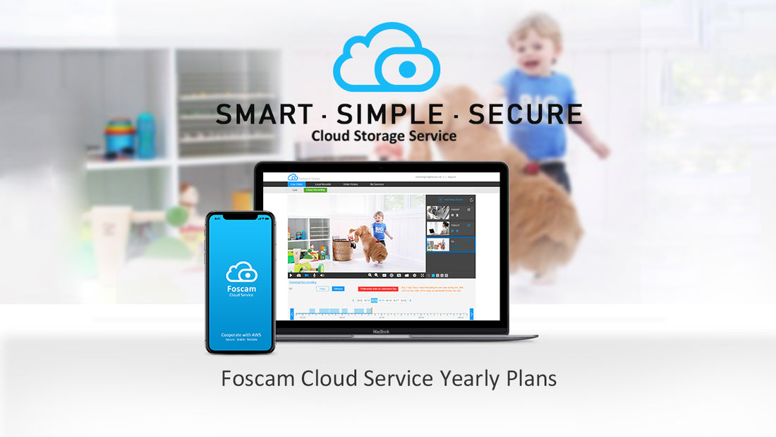 How to activate the Foscam cloud service with codes?