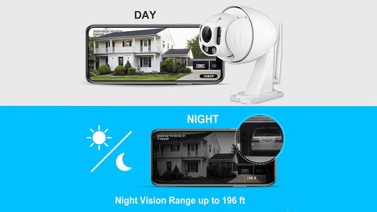 Foscam Outdoor PTZ (4x Optical Zoom) HD 1080P WiFi Security Camera