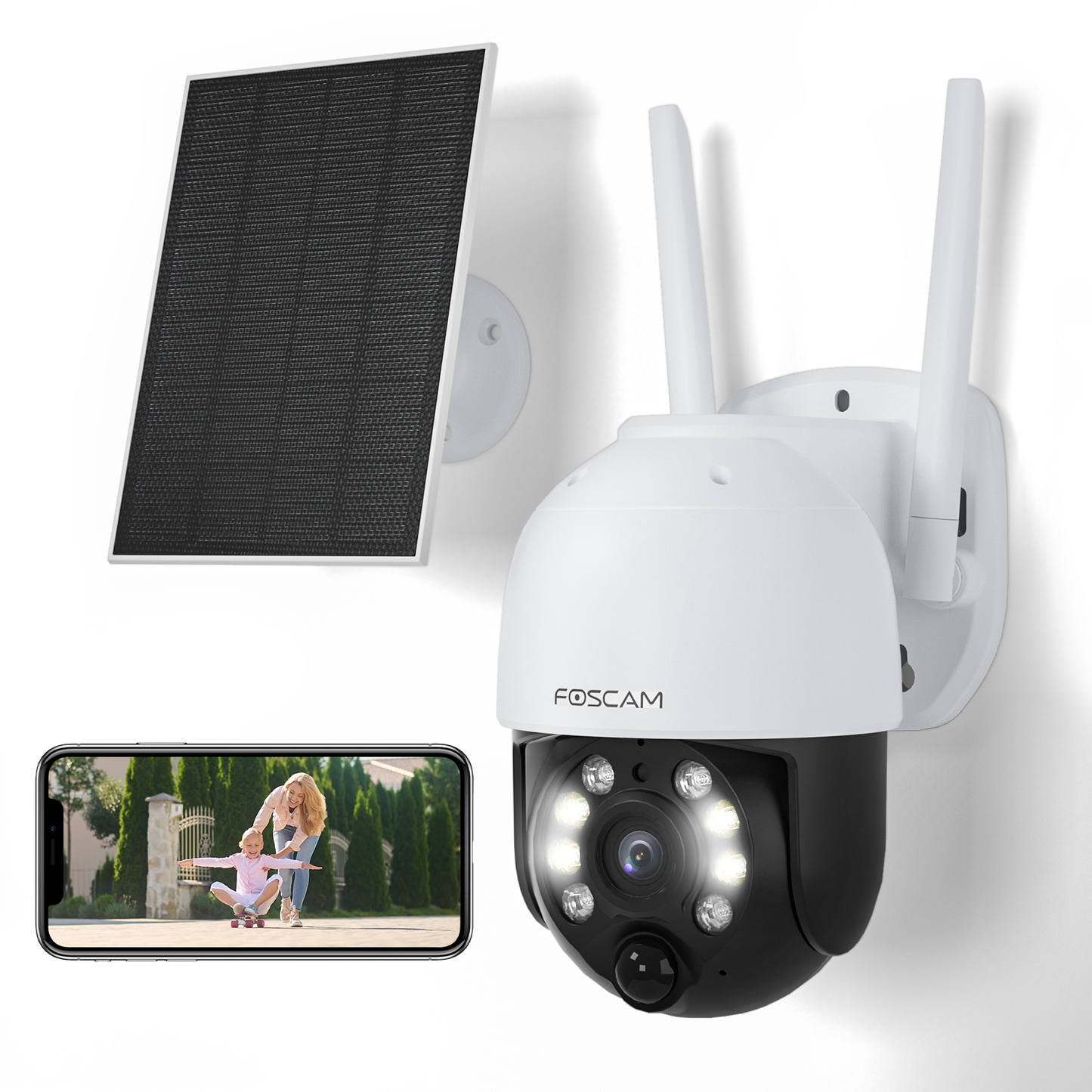 🔥BOGO🔥 Foscam B4 Solar Security Cameras Wireless Outdoor