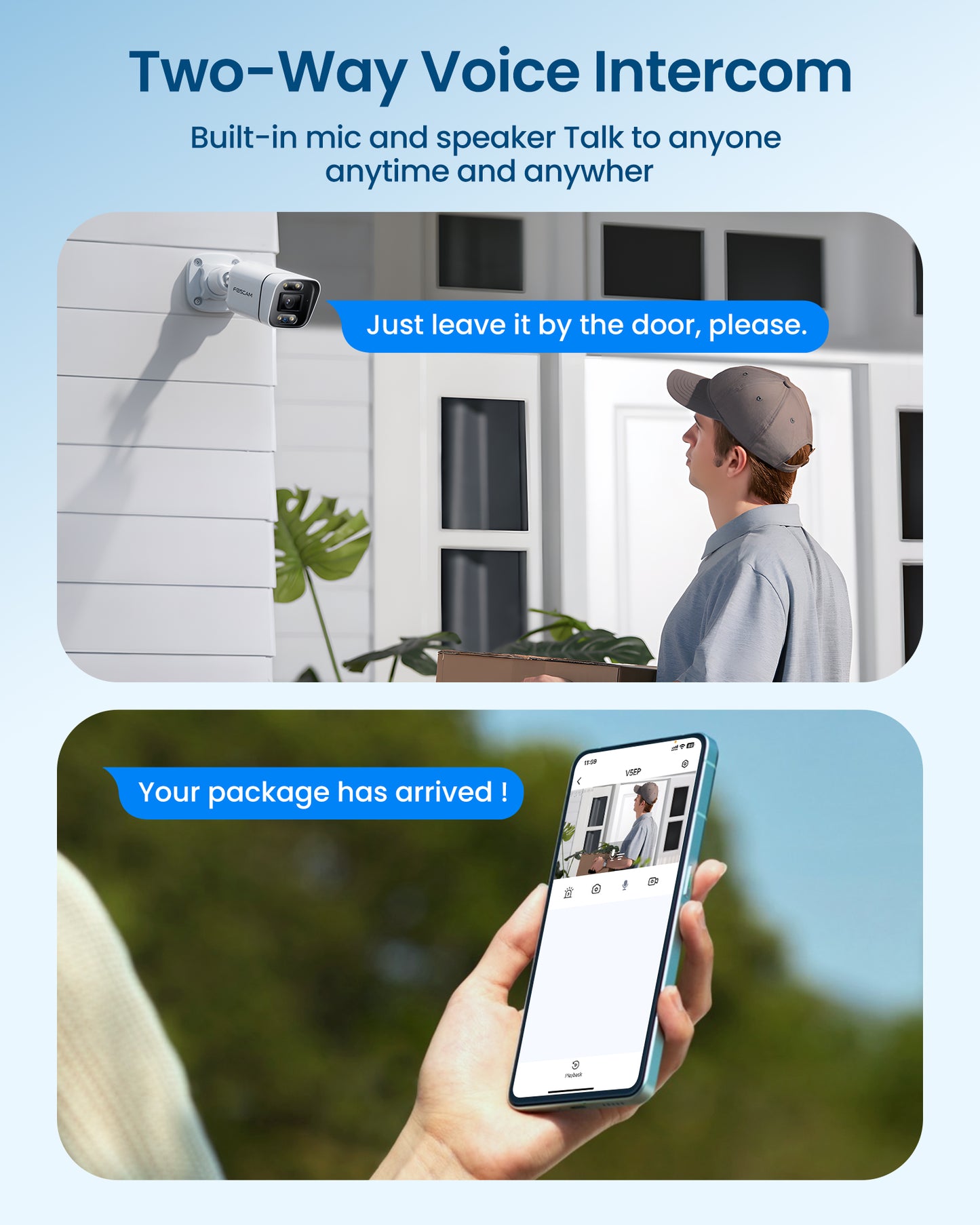 Foscam (FN9108E-B4) 8-channel Smart 3K Security Kit with Person/Vehicle Detection
