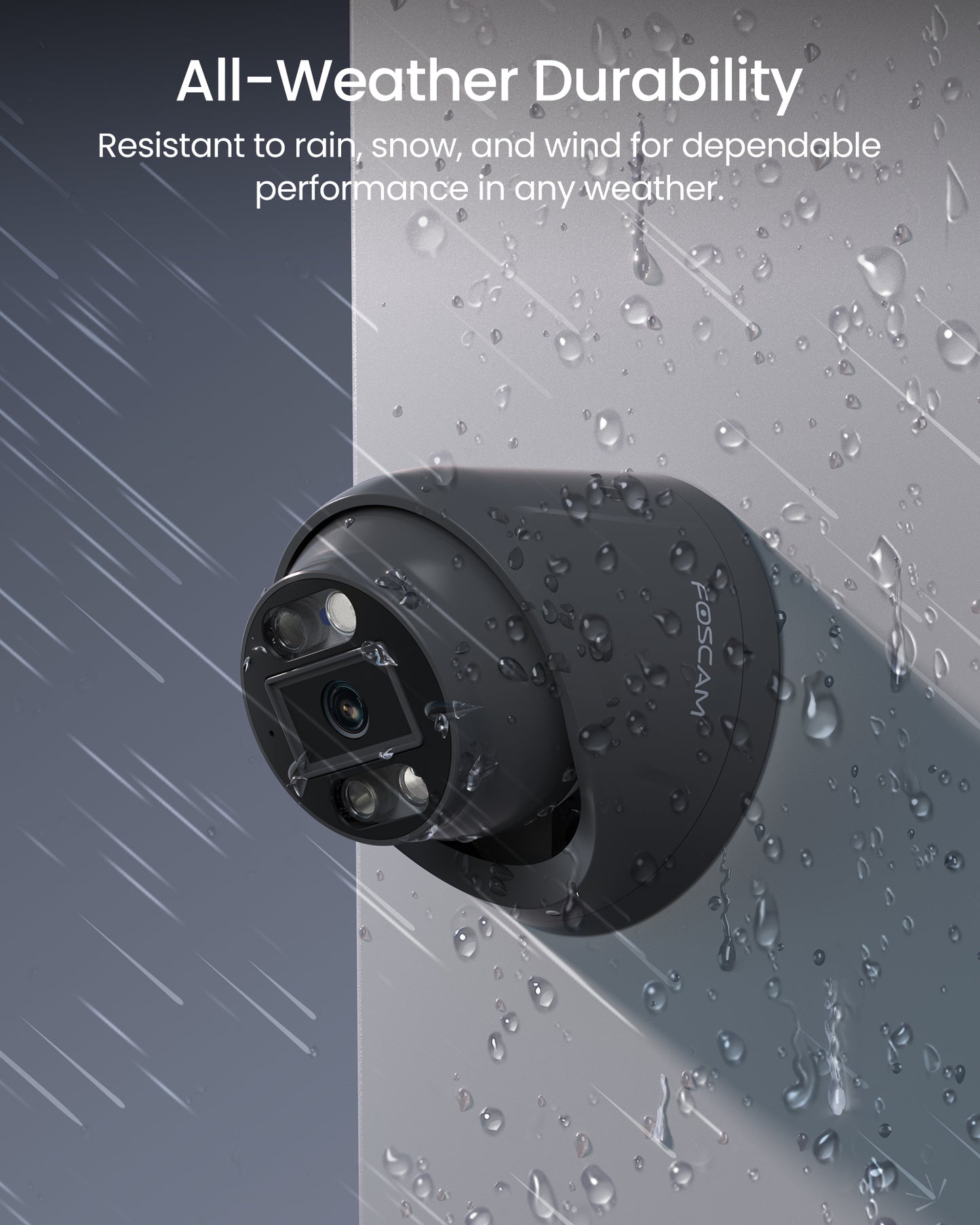 Foscam T5EPG 5MP PoE Security Camera , 3K IP Camera Outdoor with 4mm Lens