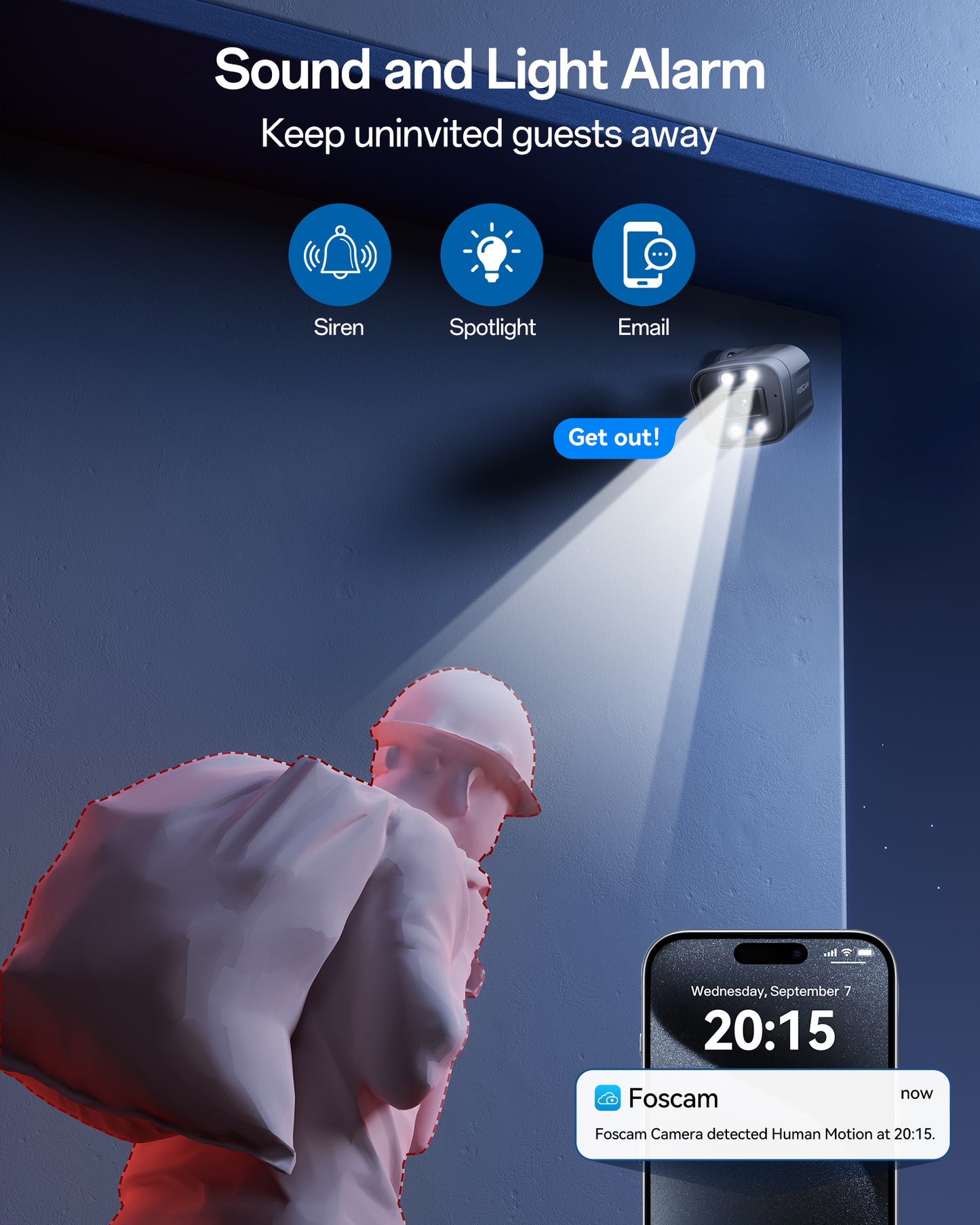 Foscam V5EPG 5MP Outdoor Security IP POE Camera