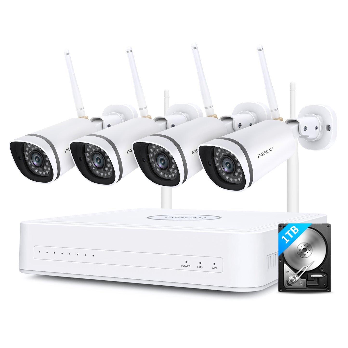 Foscam FN7108W Mesh WiFi Network Security System