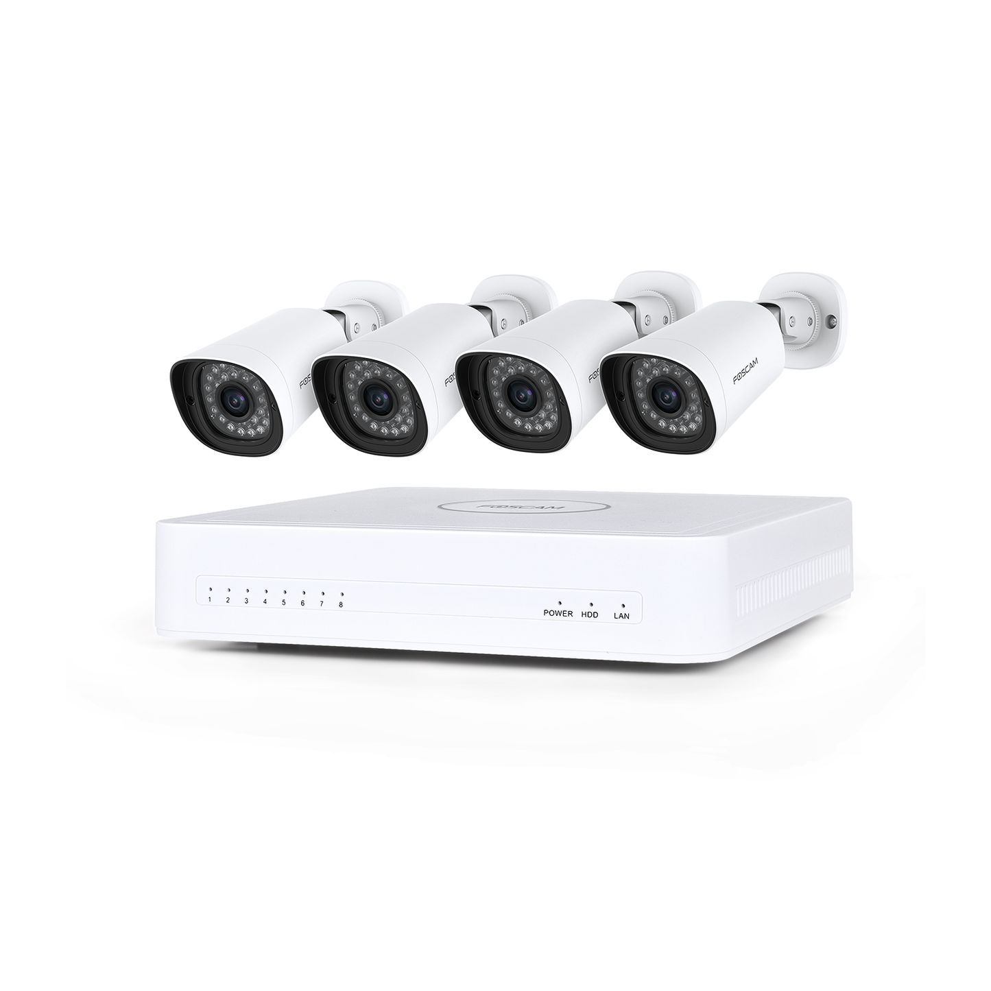 🔥 Bundle Sale $170 OFF 🔥 8-CH 5MP Network Video Recorder (FN8108HE)+ (QJ4W)4-Cam Kit