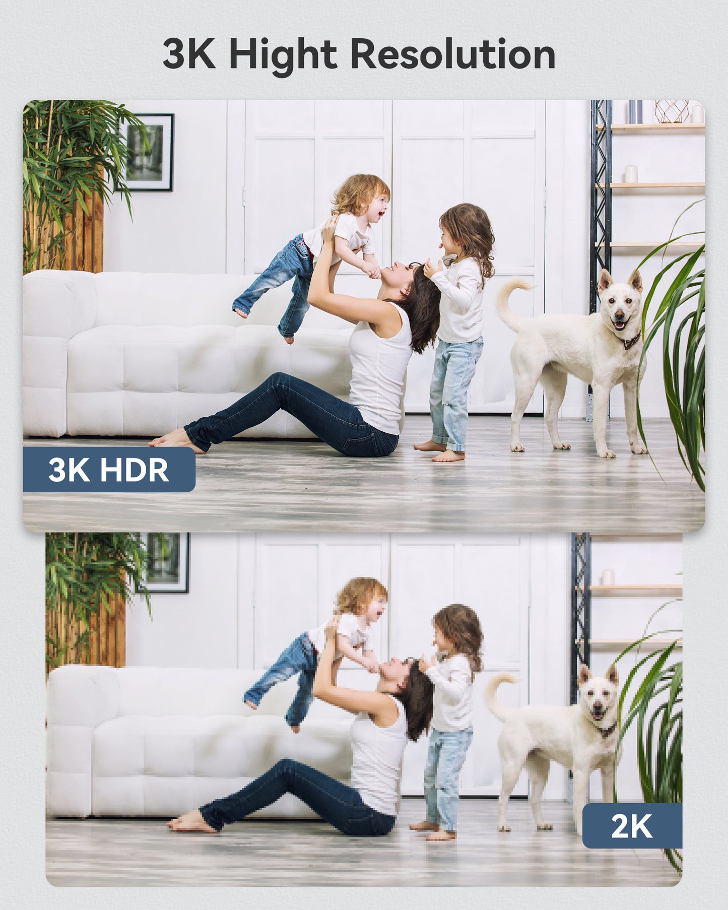 FOSCAM C5M 3K 5MP Security Camera Indoor, 2.4g & 5g WiFi Magnetic Mini Dog/Cat/Pet/Baby Camera