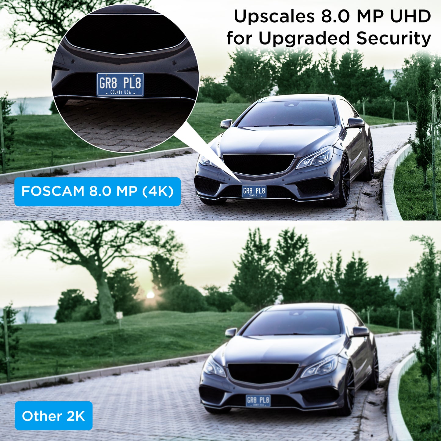 Foscam V8EP 4K Smart PoE Camera with Spotlight