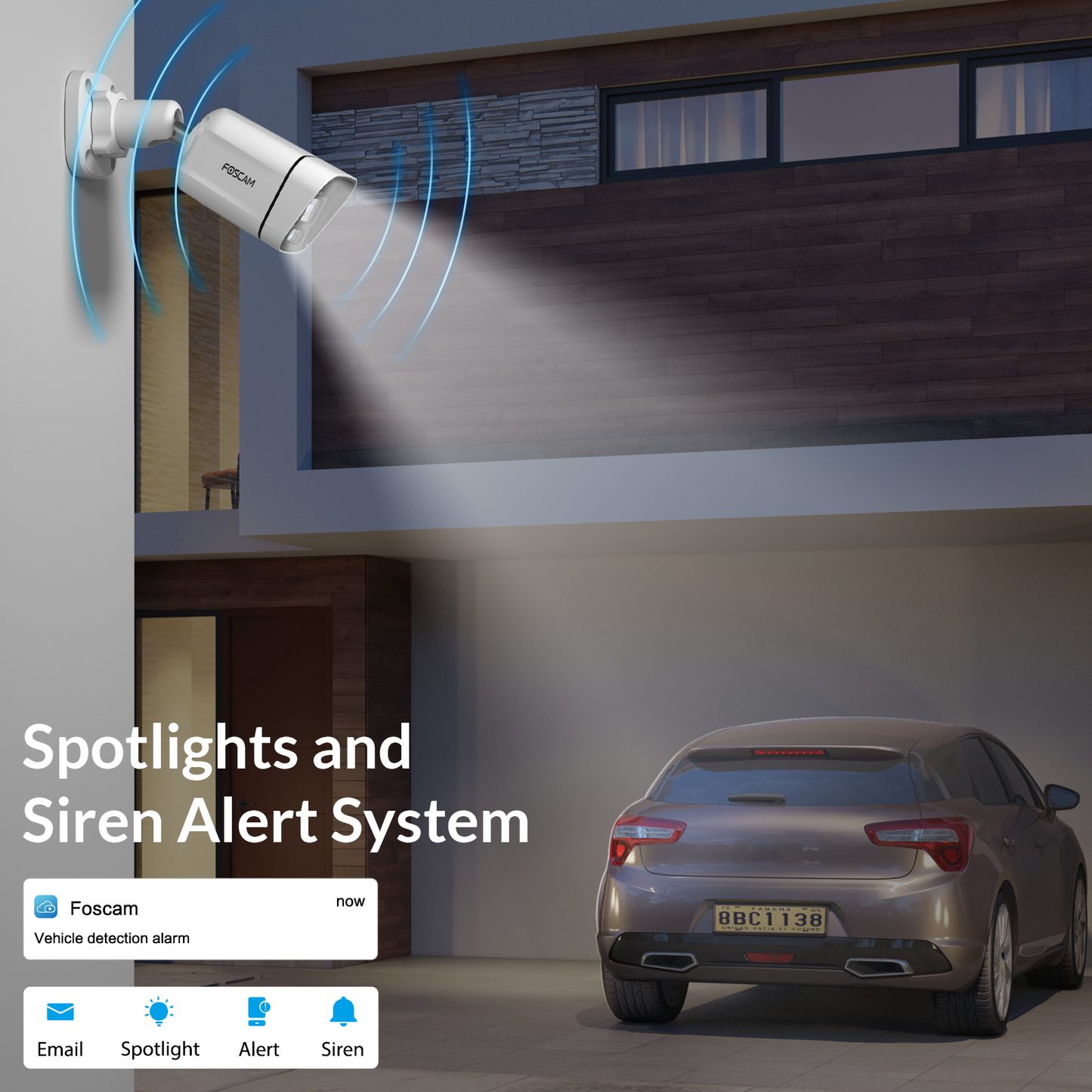 Foscam (FNA108E-B4) 8-channel Smart 4K Security Kit with Person/Vehicle Detection