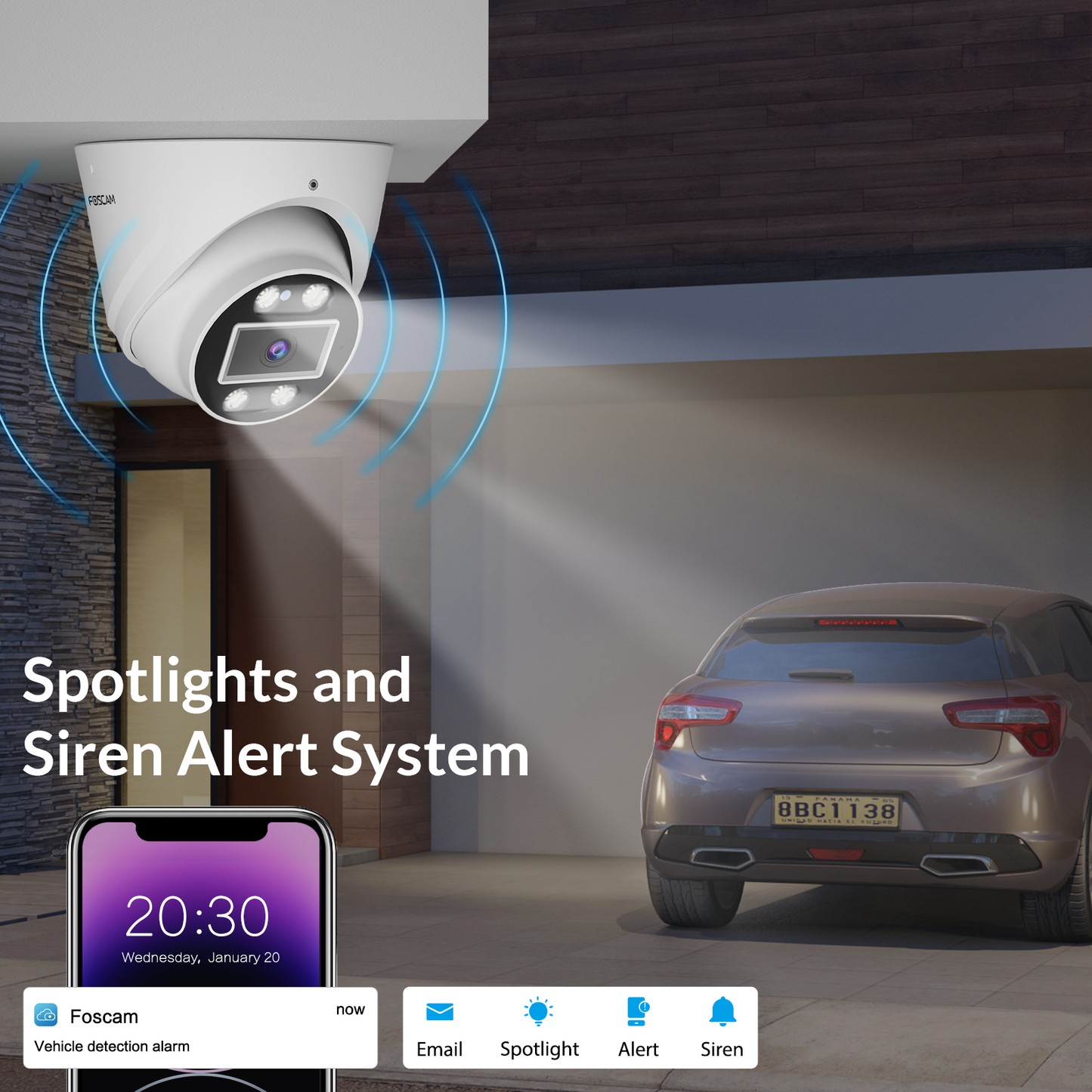 Foscam (FNA108E-T4) 8-channel Intelligent 4K UHD Kit for Complete Surveillance