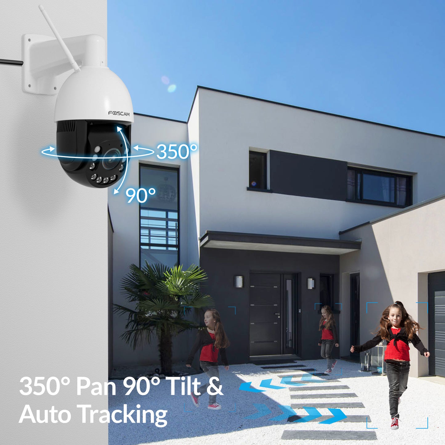 Foscam SD4H 18X Optical Zoom Smart 4MP PTZ WiFi Camera
