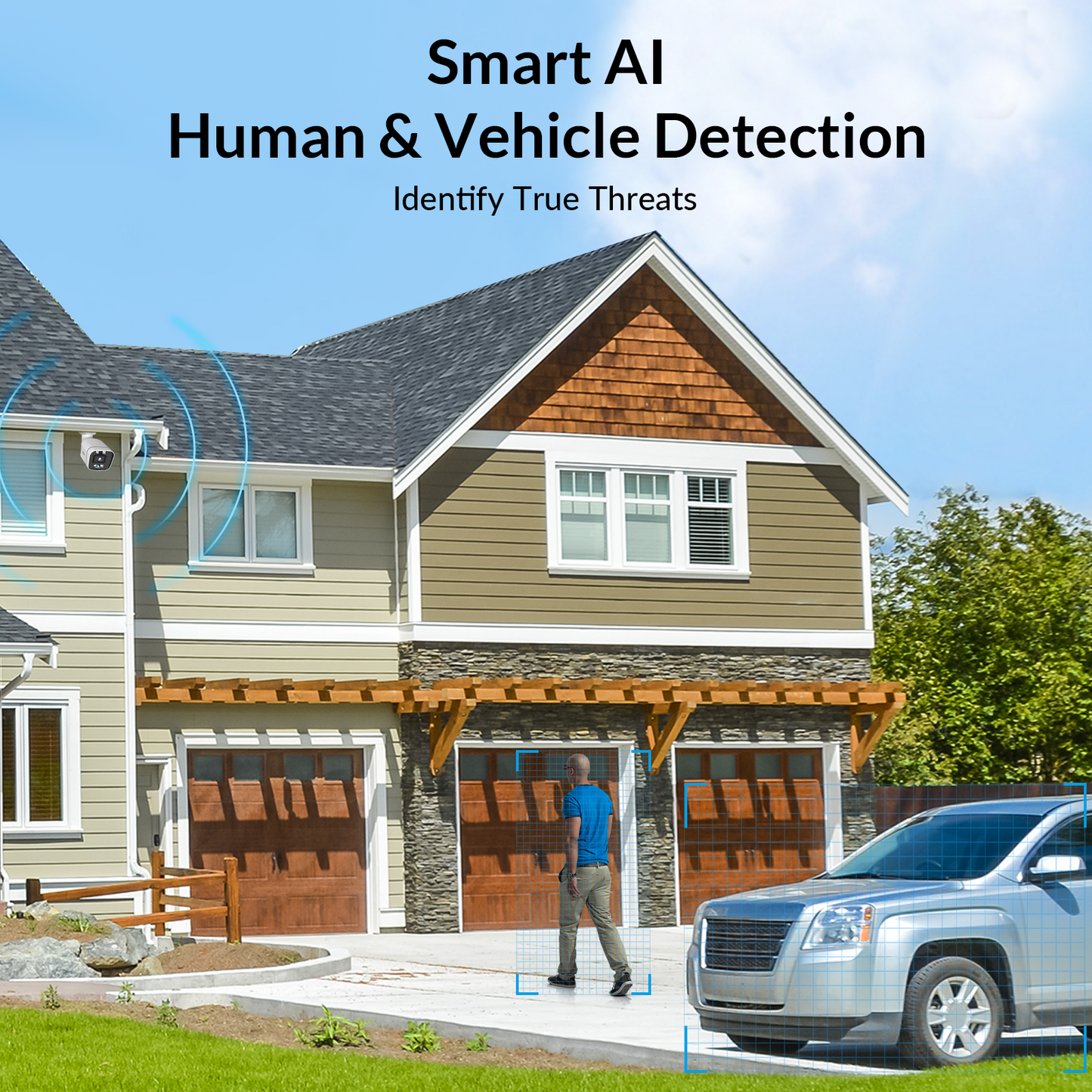 Foscam (FN9108E-B4) 8-channel Smart 3K Security Kit with Person/Vehicle Detection