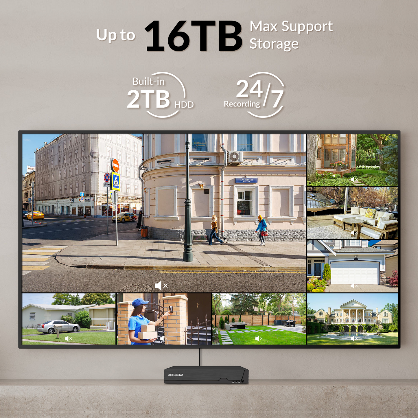 Foscam (FNA108E-T4) 8-channel Intelligent 4K UHD Kit for Complete Surveillance