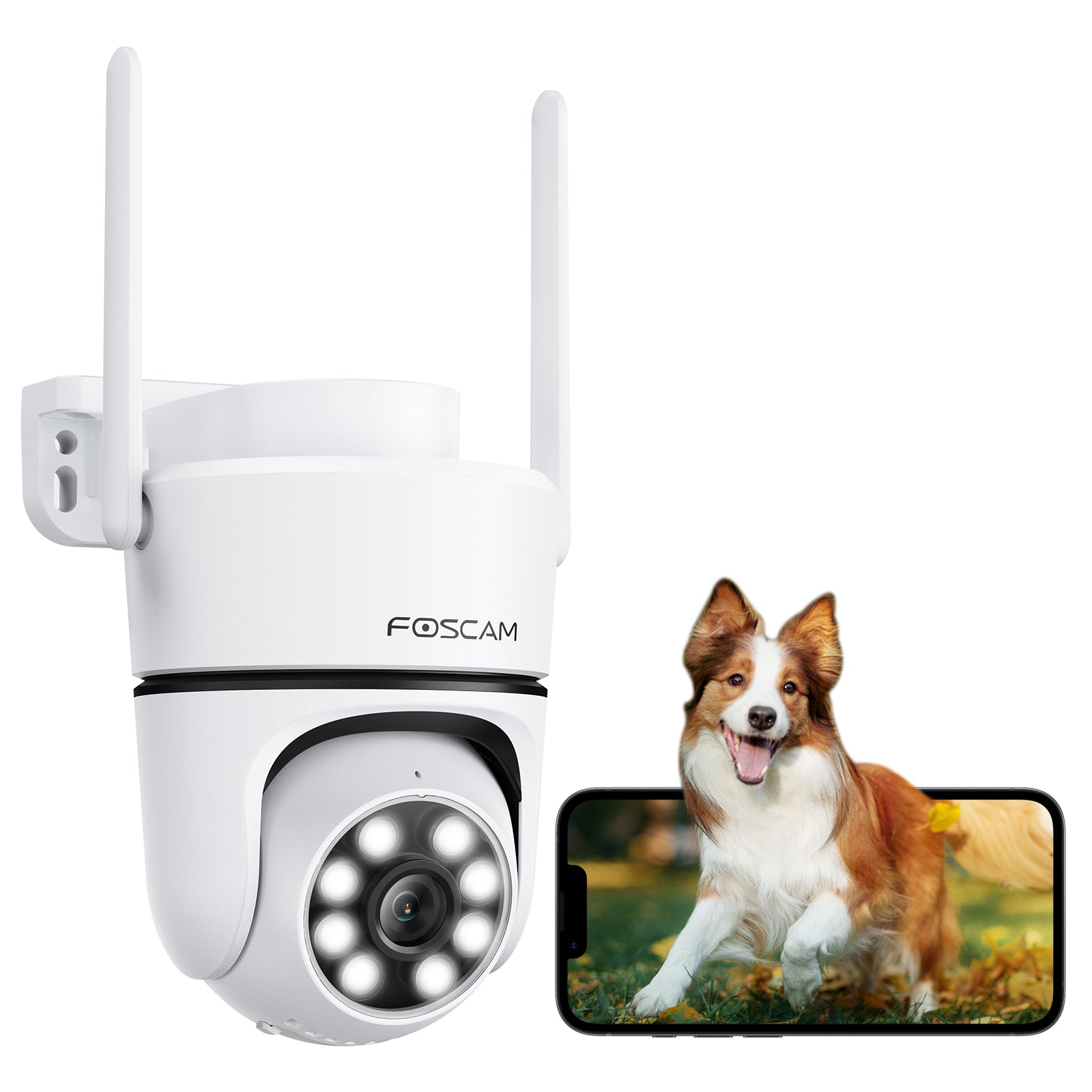 🎉NEW🎉 Foscam PD5 3K/5MP Outdoor 2.4/5gHz WiFi PTZ Security Camera