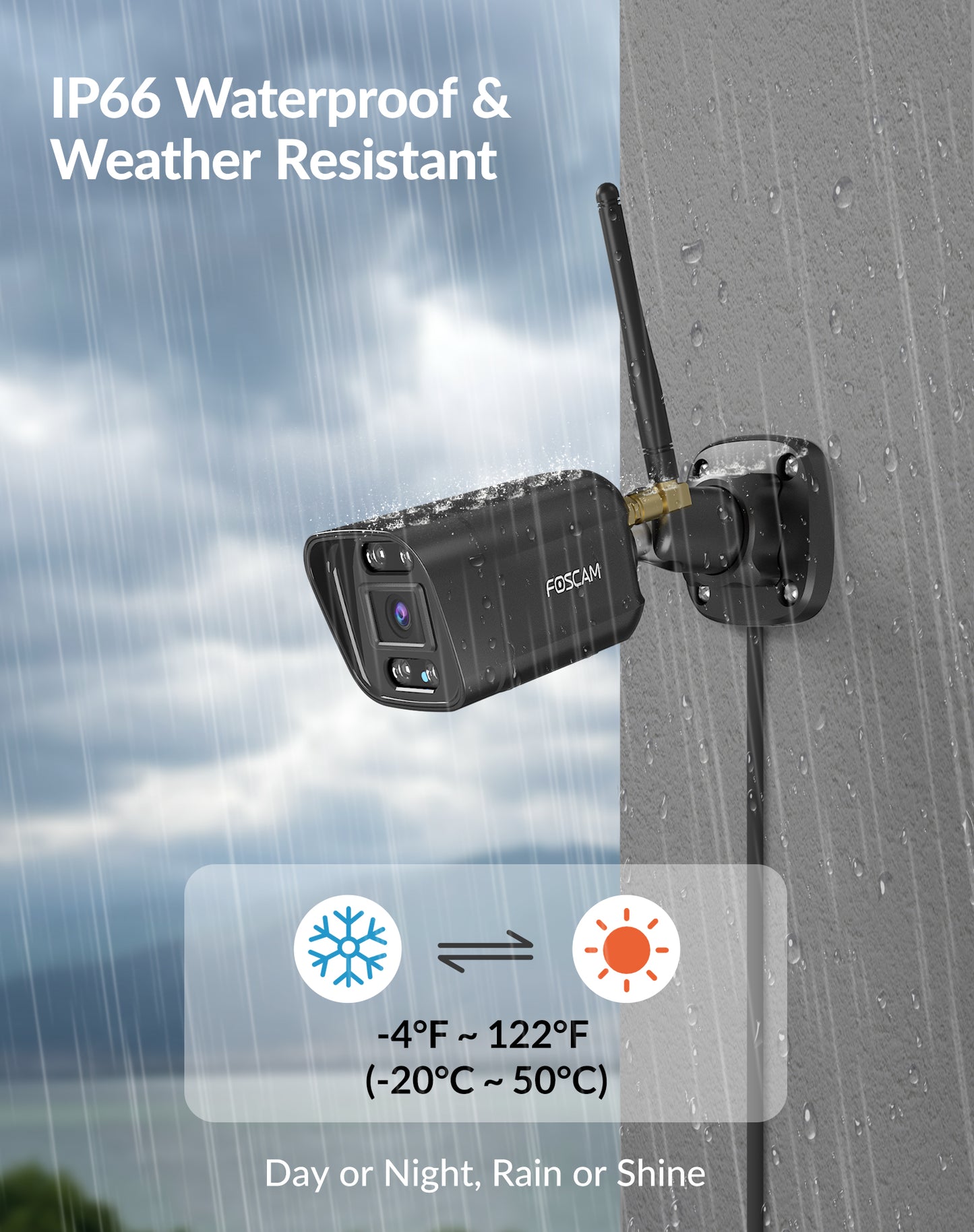 Foscam V5PB 5MP Outdoor WiFi Security IP Camera