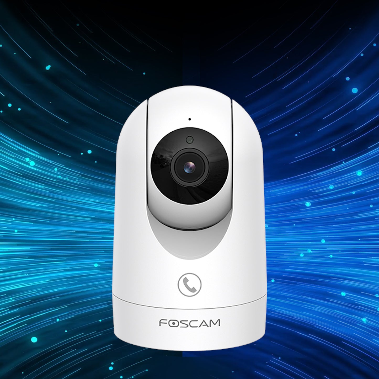 FOSCAM R8M 4K 8MP Security Camera Indoor, Live Streaming 2.4g & 5g WiFi Pet/Baby Camera