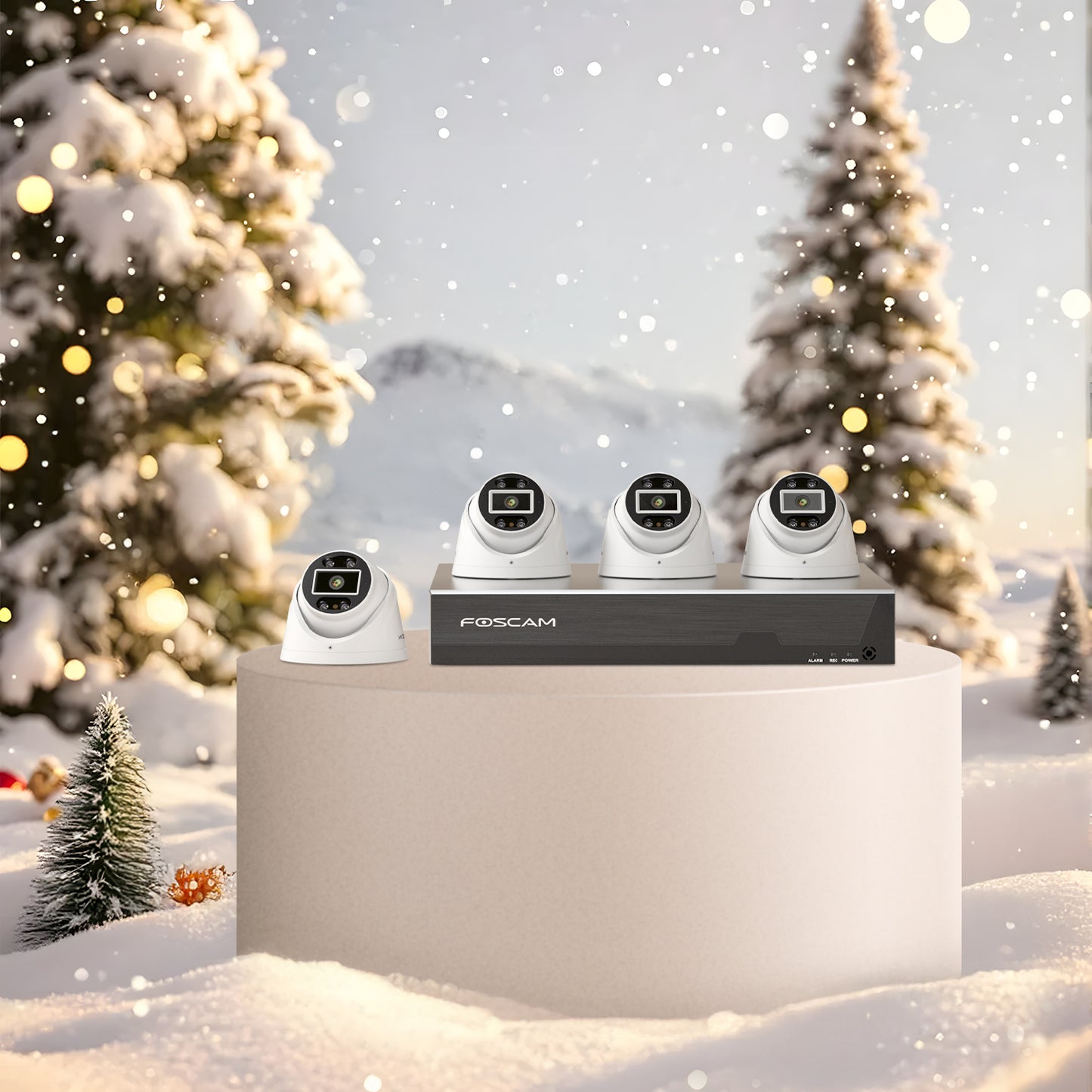 Foscam (FNA108E-T4) 8-channel Intelligent 4K UHD Kit for Complete Surveillance