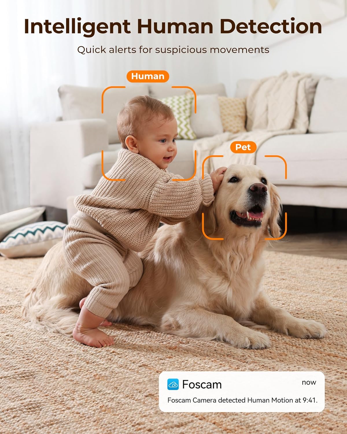 Foscam R4S 4MP WiFi Home Security Camera