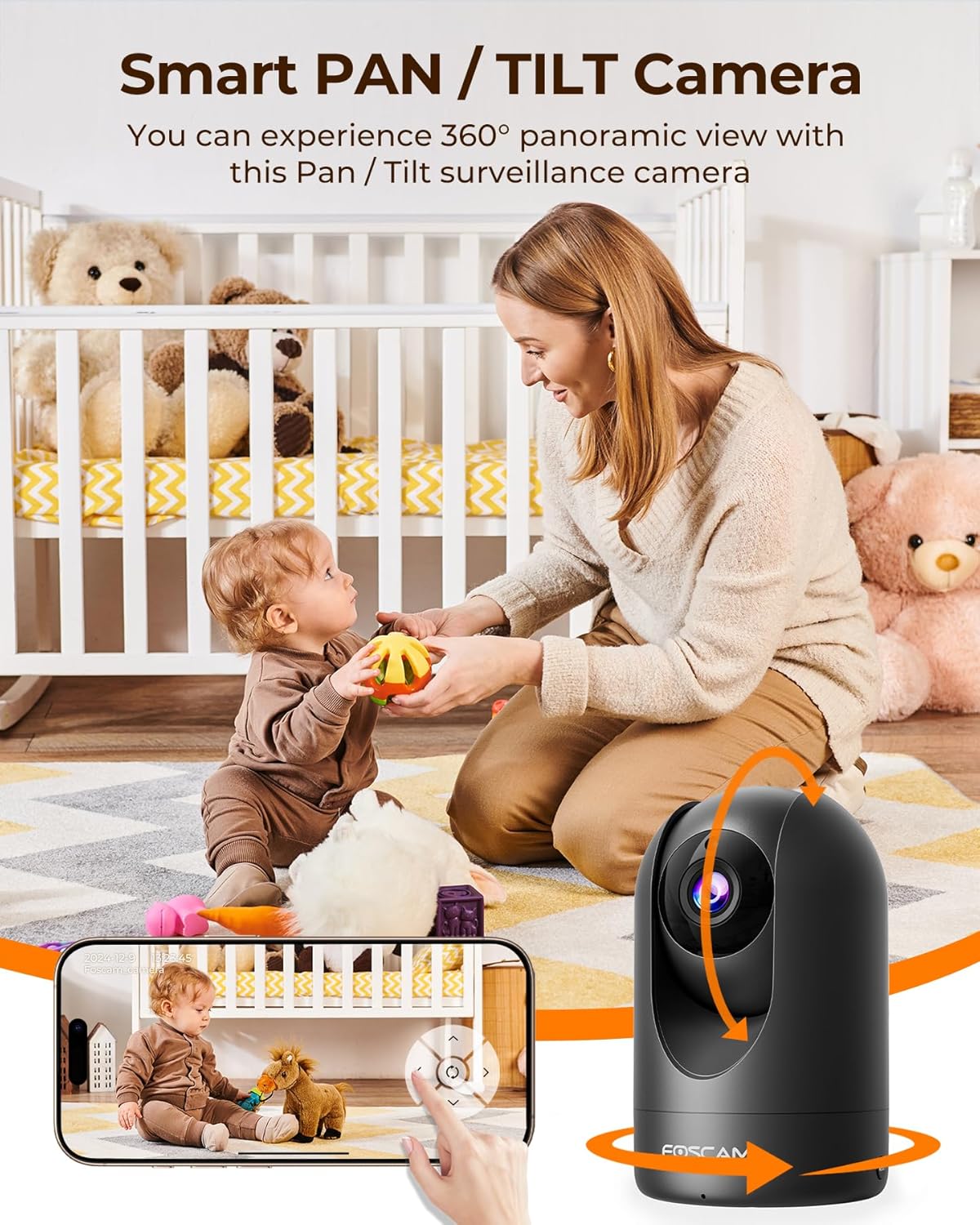 Foscam R4S 4MP WiFi Home Security Camera