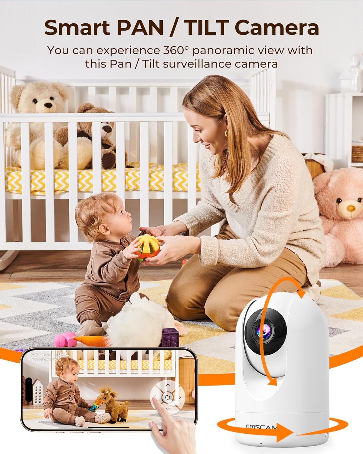 Foscam R4S 4MP WiFi Home Security Camera