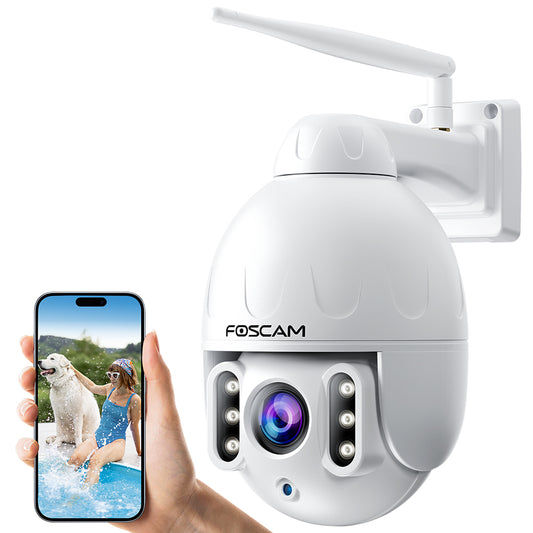 Foscam SD4 2K Outdoor 2.4/5gHz WiFi PTZ Security Camera