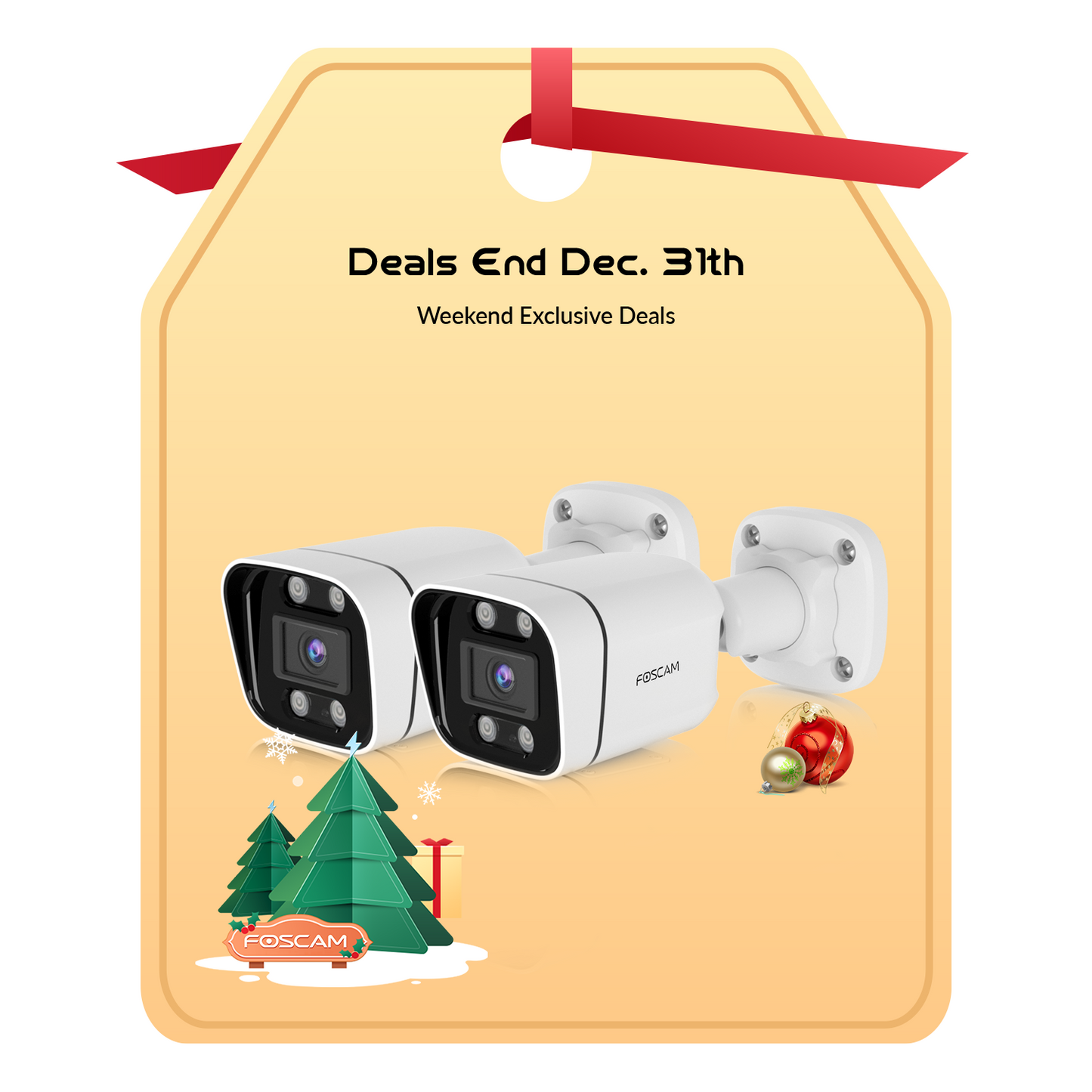 š„BOGOš„Foscam V5EP 5MP Outdoor Security IP POE Camera