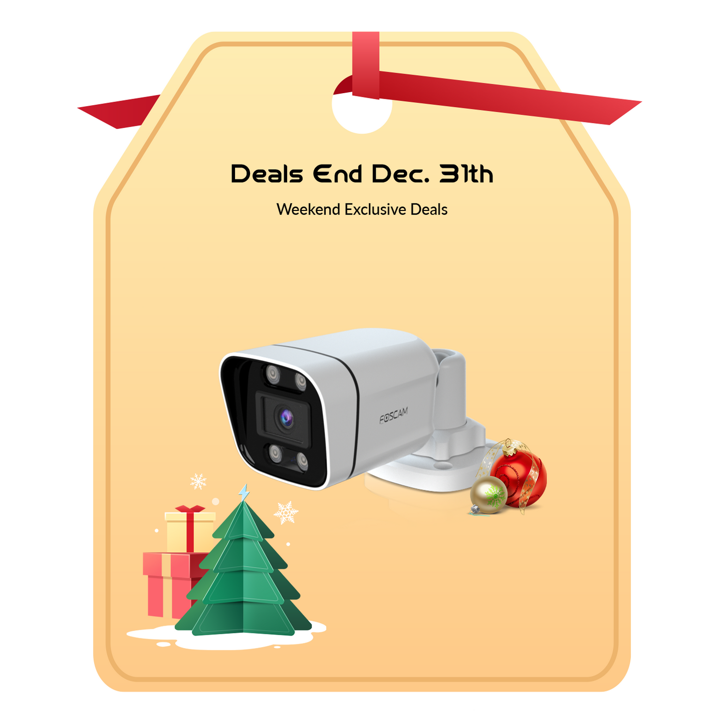 Foscam V8EP 4K Smart PoE Camera with Spotlight