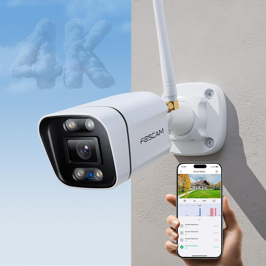 Foscam V8P 8MP WiFi Security Camera with Smart Detection