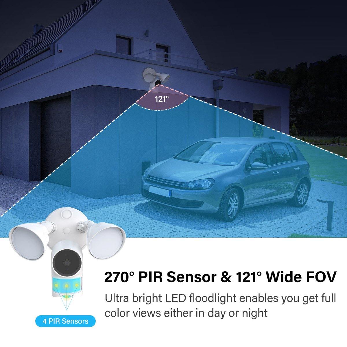 Foscam 2K 4MP Outdoor Floodlight Security Camera