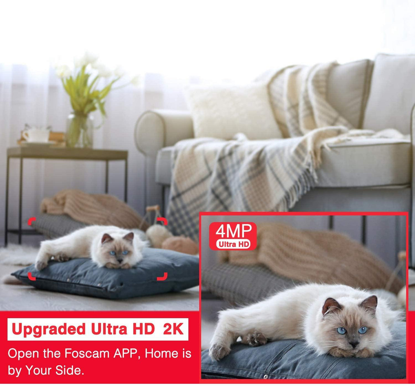 FOSCAM R4S 4MP WiFi Home Security Camera