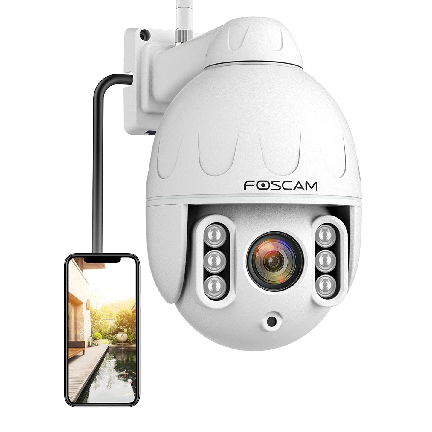 š„BOGOš„ Foscam SD4 2K Outdoor 2.4/5gHz WiFi PTZ Security Camera