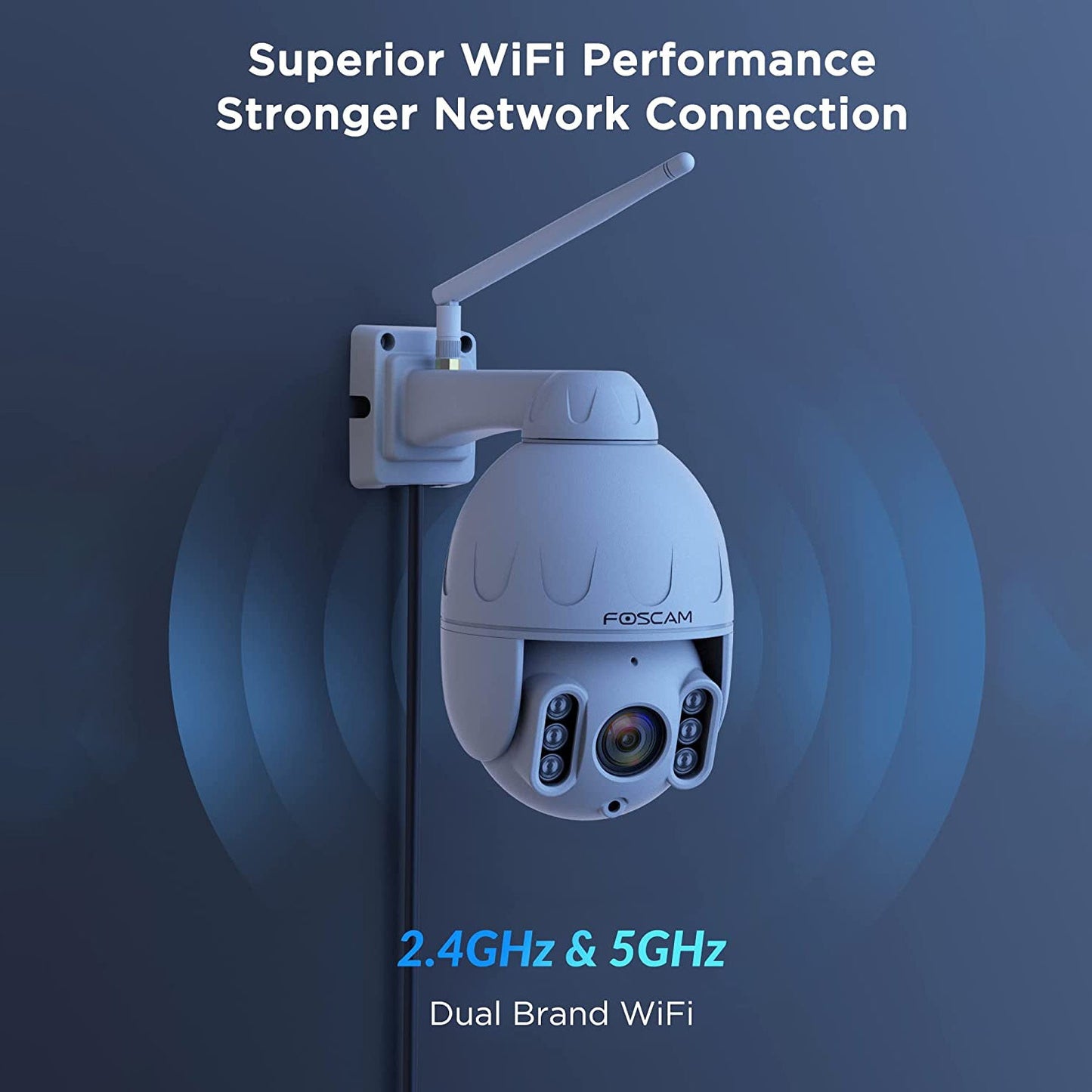 š„BOGOš„ Foscam SD4 2K Outdoor 2.4/5gHz WiFi PTZ Security Camera