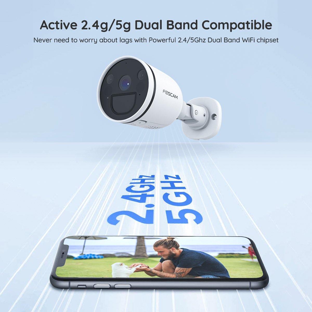 Foscam 2K/4MP Spotlight Security Camera