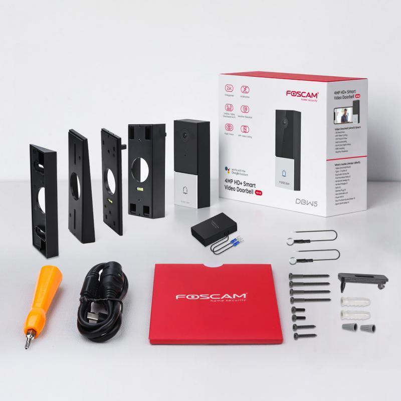 Foscam 2K 4MP Video Doorbell Camera