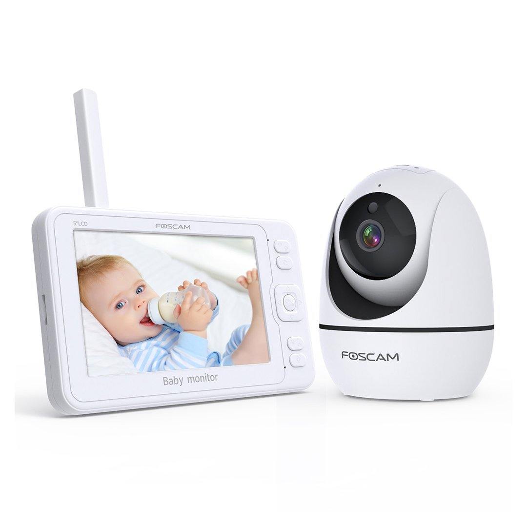 Foscam Baby Monitor with Remote Pan-Tilt-Zoom Camera and 5'' LCD Screen