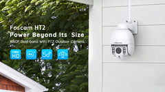 Foscam HT2 1080p Outdoor 2.4g/5gHz WiFi PTZ IP Camera