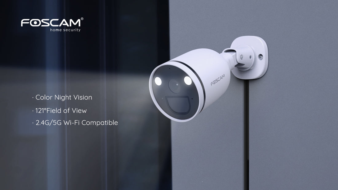 Outdoor Security Camera with Spotlight