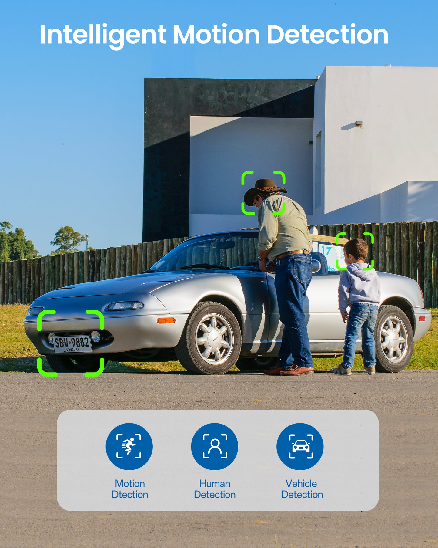 Foscam (FN9108E-B4) 8-channel Smart 3K Security Kit with Person/Vehicle Detection