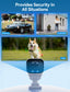 Foscam V5P 5MP WiFi Security Camera with Smart Detection 3- Pack