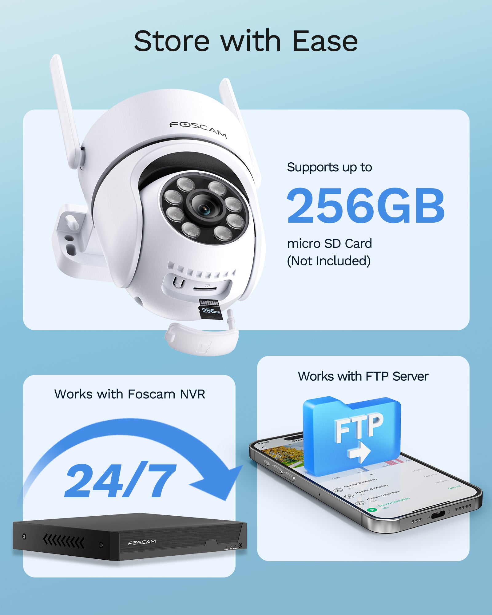Foscam Ip Ftp Storage For Ip Camera Foscam R4M Super HD Dual-Band