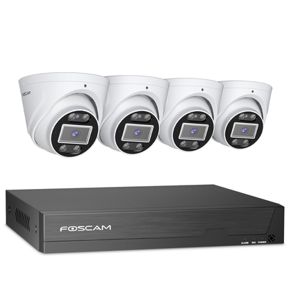 Foscam (FNA108E-T4) 8-channel Intelligent 4K UHD Kit for Complete Surveillance