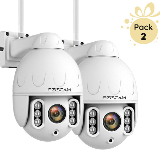 🔥 BOGO SD4 🔥 Foscam 2K Outdoor 2.4/5gHz WiFi PTZ Security Camera