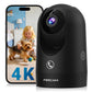 FOSCAM R8M 4K 8MP Security Camera Indoor, Live Streaming 2.4g & 5g WiFi Pet/Baby Camera