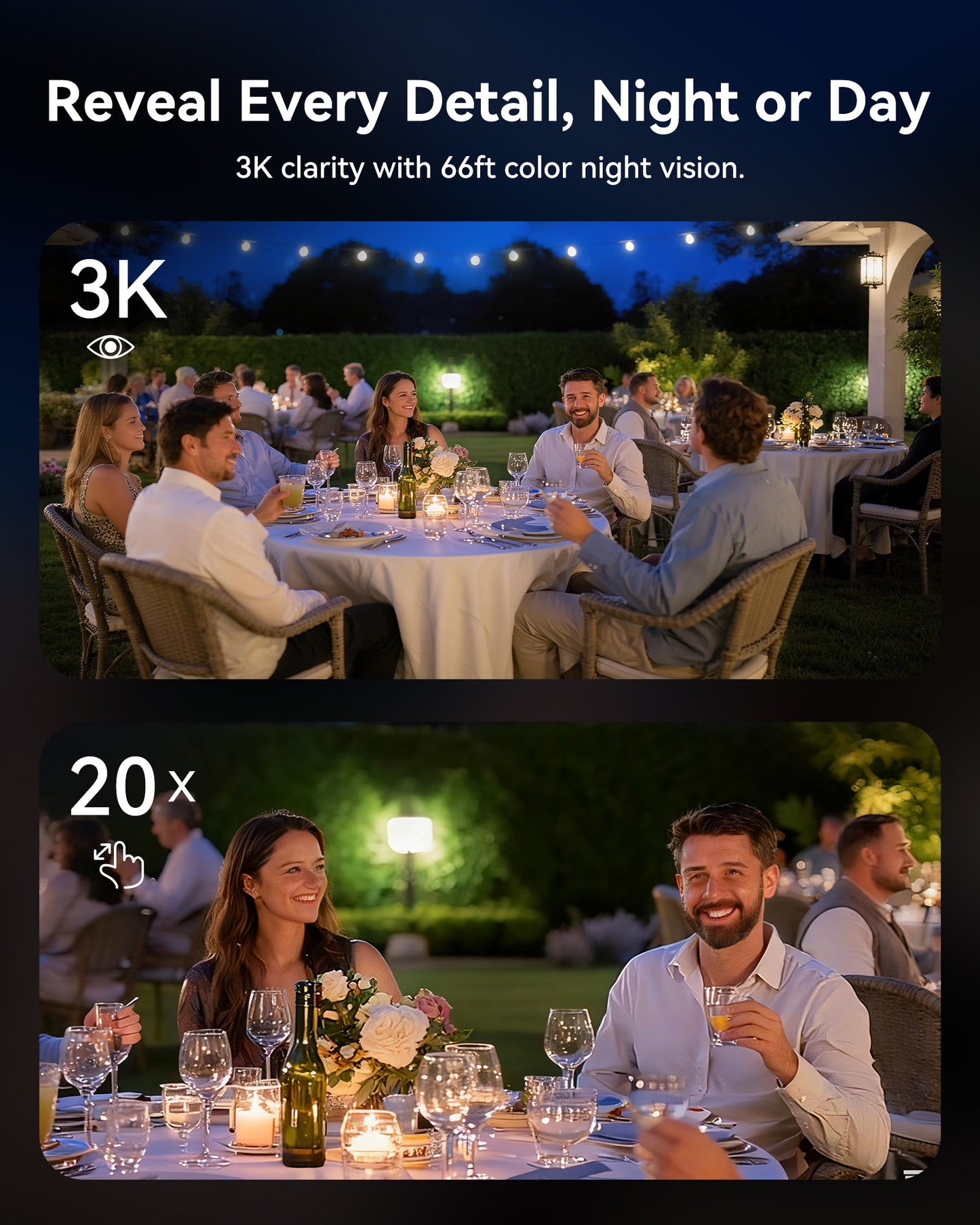 FOSCAM Light Bulb Camera, 3K Auto Tracking 360° PTZ Security Cameras Wireless Outdoor Indoor