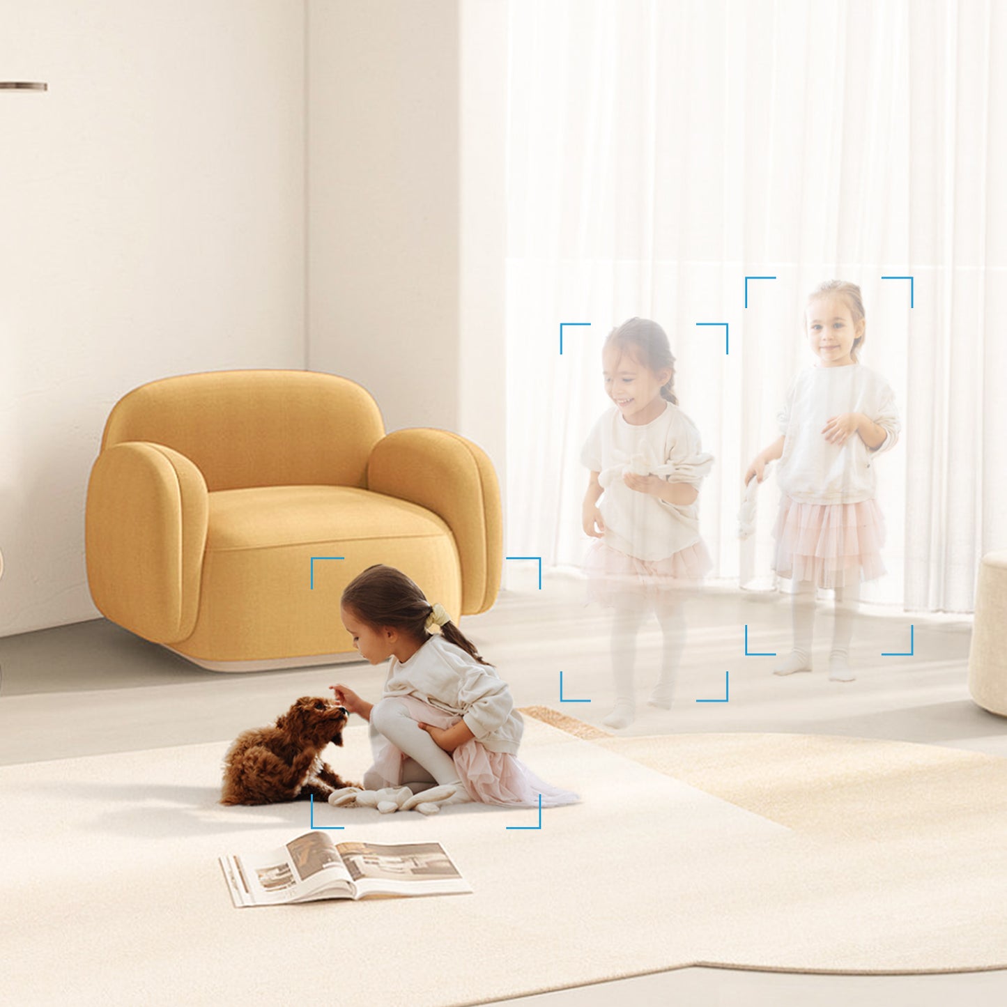 FOSCAM R8M 4K 8MP Security Camera Indoor, Live Streaming 2.4g & 5g WiFi Pet/Baby Camera