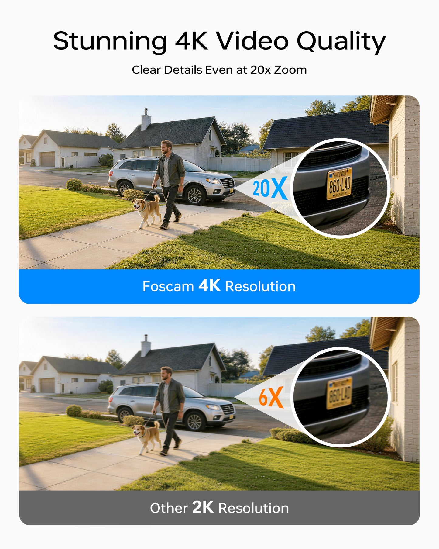 🎉NEW🎉 Foscam PD8 4K/8MP Outdoor 2.4/5gHz WiFi PTZ Security Camera