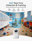 FOSCAM R8M 4K 8MP Security Camera Indoor, Live Streaming 2.4g & 5g WiFi Pet/Baby Camera
