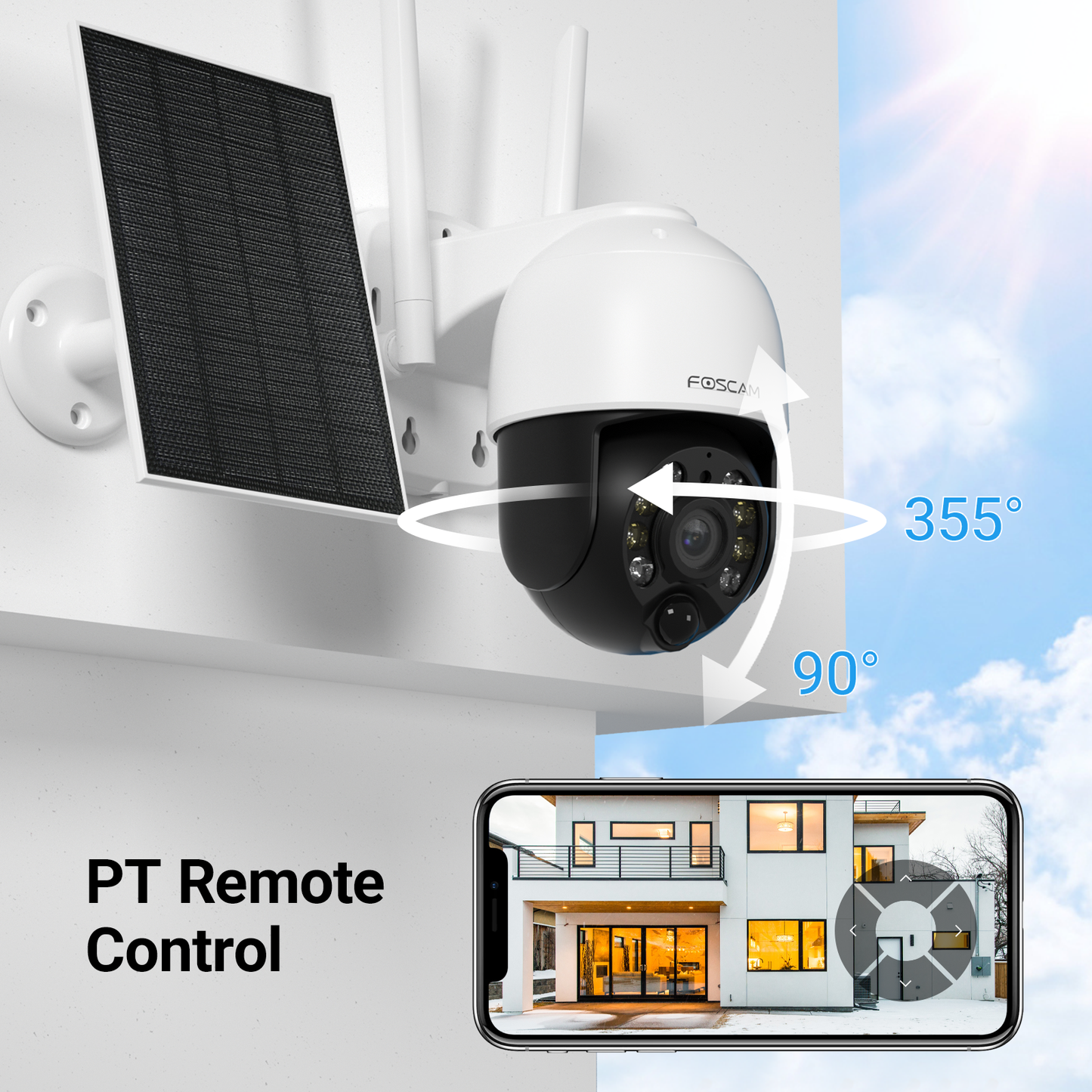 🔥BOGO🔥Foscam B4 Solar Security Cameras Wireless Outdoor