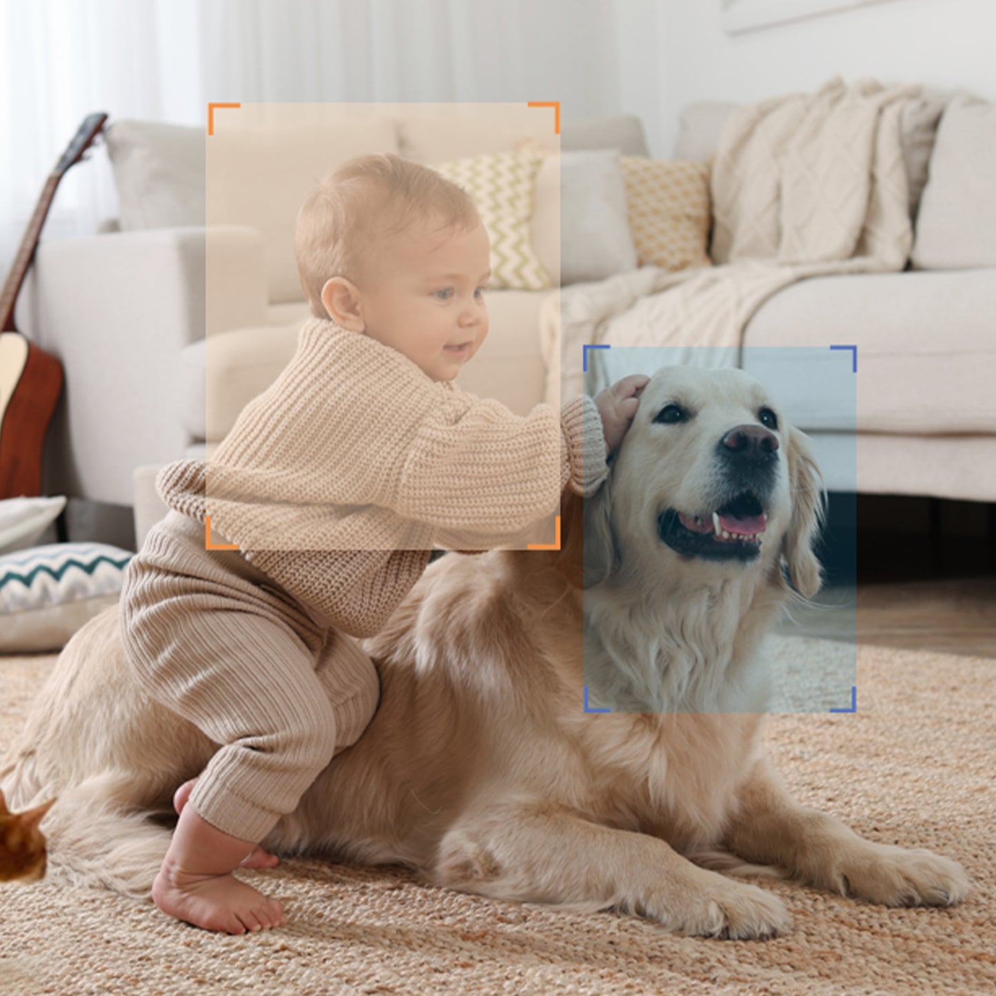 FOSCAM R8M 4K 8MP Security Camera Indoor, Live Streaming 2.4g & 5g WiFi Pet/Baby Camera