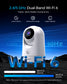 FOSCAM R8M 4K 8MP Security Camera Indoor, Live Streaming 2.4g & 5g WiFi Pet/Baby Camera