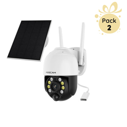 🔥BOGO🔥Foscam B4 Solar Security Cameras Wireless Outdoor