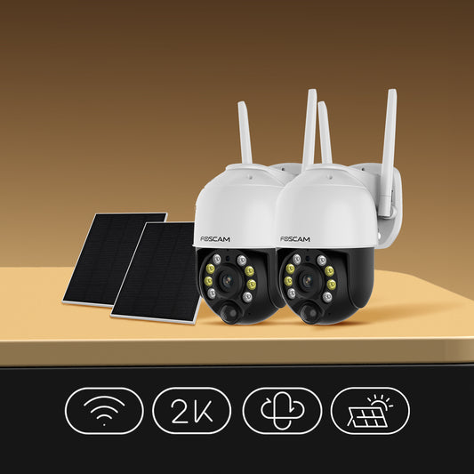 🔥BOGO🔥 Foscam B4 Solar Security Cameras Wireless Outdoor